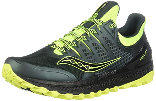 Saucony Xodus ISO 3, Zapatillas Hombre, Verde Amarillo, 43 EU