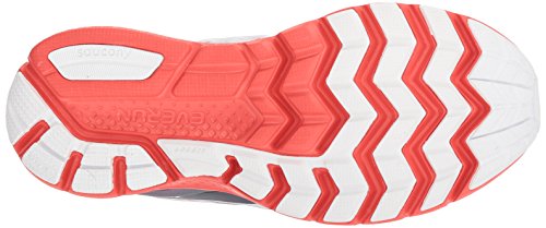 Saucony Zealot Iso 3 - Zapatillas de running para mujer, blanco (Blanco/Rojo), 36 EU