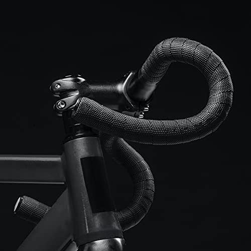 SAVITA 2 Rollos Negras Cintas Manijas de Bicicleta Cintas Antideslizantes para Manillares de Bicicleta Cintas para Manillar de Bicicleta de Carretera Cinta con 2 Piezas Tapones para Manillares
