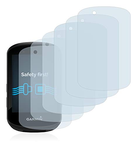 savvies Protector Pantalla Compatible con Garmin Edge 530 / Edge 830 (6 Unidades) Película Ultra Transparente