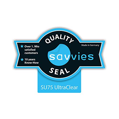 savvies Protector Pantalla Compatible con Garmin Edge 605 (6 Unidades) Película Ultra Transparente