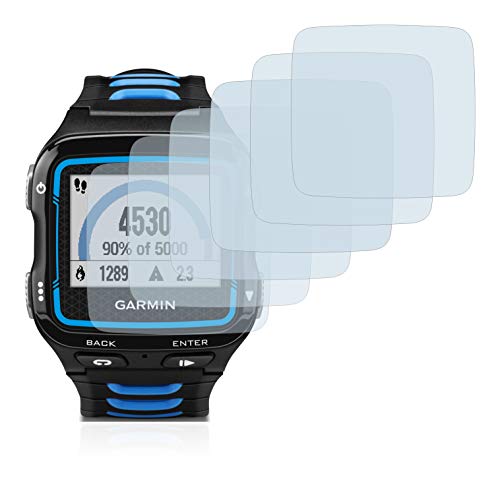 savvies Protector Pantalla Compatible con Garmin Forerunner 920XT (6 Unidades) Película Ultra Transparente