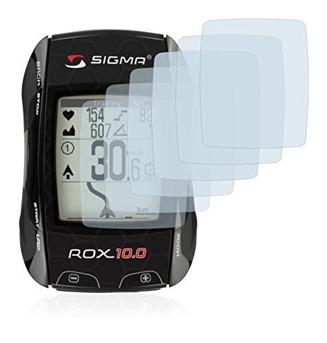 savvies Protector Pantalla Compatible con Sigma ROX 10.0 (6 Unidades) Película Ultra Transparente