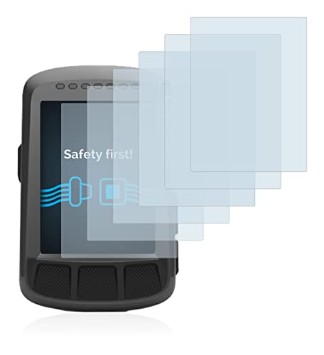 savvies Protector Pantalla Compatible con Wahoo Elemnt Bolt GPS (6 Unidades) Película Ultra Transparente