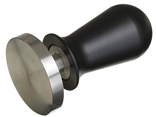 'Scarlet "Perfetto Espresso Tamper kalibiriert 40lbs maciza con mango negro aluminio anodizado acero inoxidable para cafeteras, modelo pesado), negro, 41MM