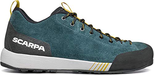 Scarpa Gecko, Zapatillas de Trail Running Hombre, Petrol-Mustard CUA Reptilia 2-SC-55B, 45 EU