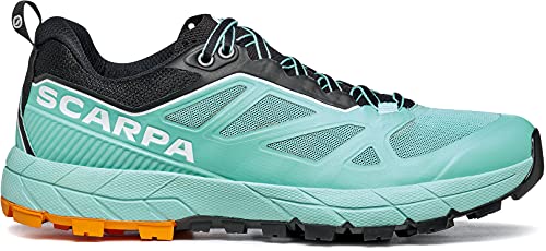 Scarpa Rapid WMN, Zapatillas de Senderismo Mujer, Aqua-Sunny Orange ARSA Agility, 40 EU