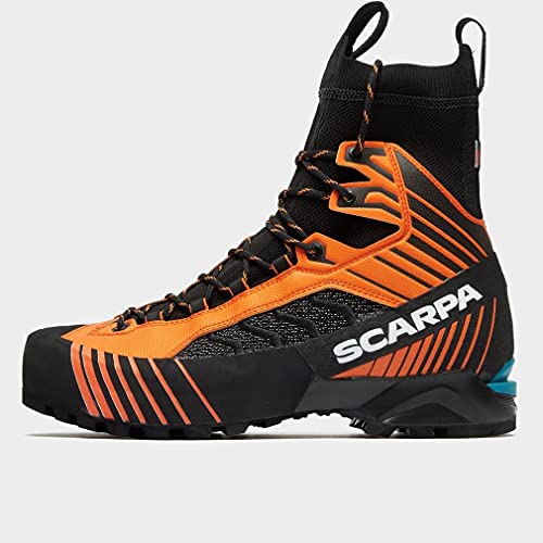 Scarpa RIBELLE Tech 2.0 HD, Botas de montaña Hombre, Black-Orange Hdry ARG PENTAX Precision III, 46.5 EU