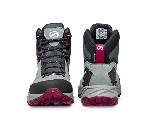 Scarpa Rush Trek WMN GTX - Botas de senderismo impermeables para mujer con Goretex, Conifer Raspberry, 38 EU