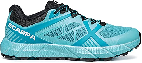 Scarpa SPIN 2.0 WMN, Zapatillas de Trail Running Mujer, Atoll-Black ARSW FIXION 2, 39 EU