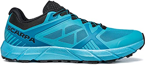 Scarpa SPIN 2.0, Zapatillas de Trail Running Hombre, Azure-Black ARS FIXION 2, 42.5 EU