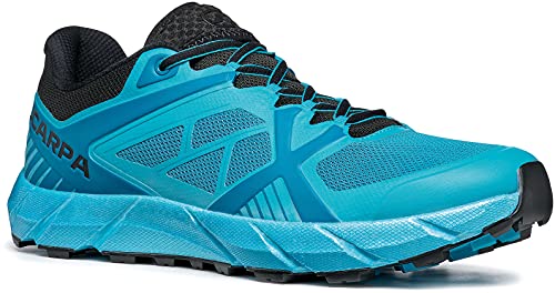 Scarpa SPIN 2.0, Zapatillas de Trail Running Hombre, Azure-Black ARS FIXION 2, 42.5 EU