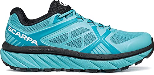 Scarpa SPIN Infinity WMN, Zapatillas de Trail Running Mujer, Atoll-Scuba Blue ARSFW Velox Cross, 37 EU