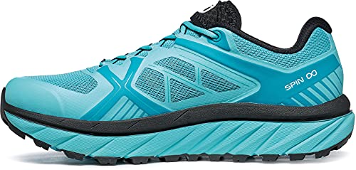 Scarpa SPIN Infinity WMN, Zapatillas de Trail Running Mujer, Atoll-Scuba Blue ARSFW Velox Cross, 37 EU