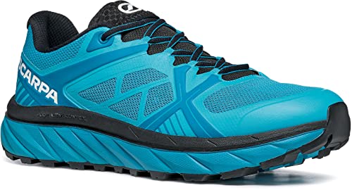 Scarpa SPIN Infinity, Zapatillas de Trail Running Hombre, Azure-Ottanio ARSF Velox Cross, 45 EU