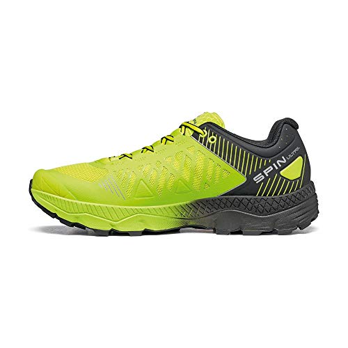 Scarpa SPIN Ultra, Zapatillas de Trail Running Hombre, Acid Lime-Black ARS6 Velox MAX LB, 40.5 EU