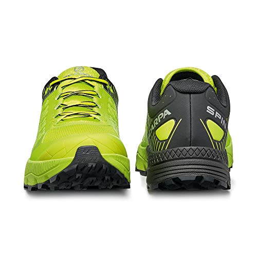 Scarpa SPIN Ultra, Zapatillas de Trail Running Hombre, Acid Lime-Black ARS6 Velox MAX LB, 41 EU