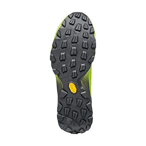 Scarpa SPIN Ultra, Zapatillas de Trail Running Hombre, Acid Lime-Black ARS6 Velox MAX LB, 41 EU