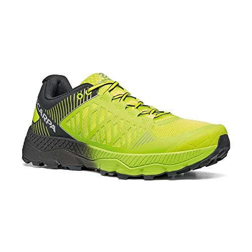 Scarpa SPIN Ultra, Zapatillas de Trail Running Unisex Adulto, Acid Lime-Black ARS6 Velox MAX LB, 43.5 EU