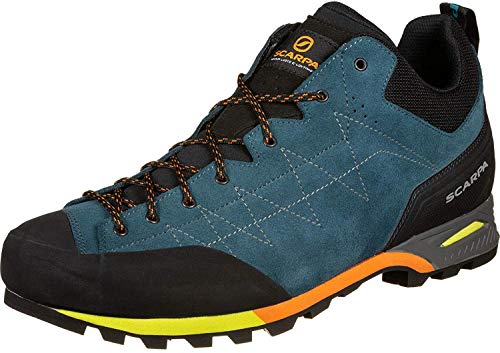 Scarpa Zodiac, Botas de Senderismo Hombre, Lake Blue Cocona BNN Drumlin, 42 EU