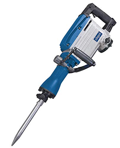 SCHEPPACH DAB1600 Martillo Demoledor Eléctrico para Mampostería y Hormigón con Fuerza de Impacto de 50J, 1600W, Azul