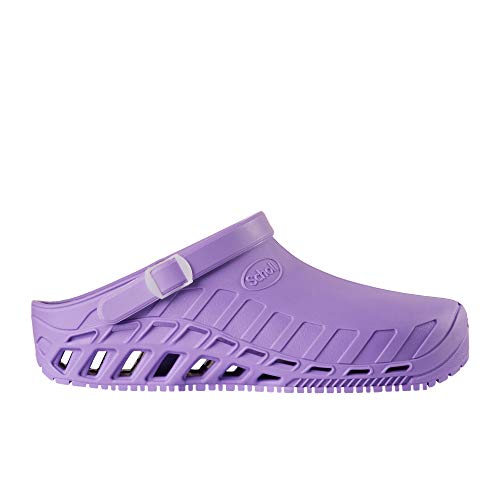 Scholl Clog EVO, Pantuflas Unisex Adulto, Lilla, 41.5 EU