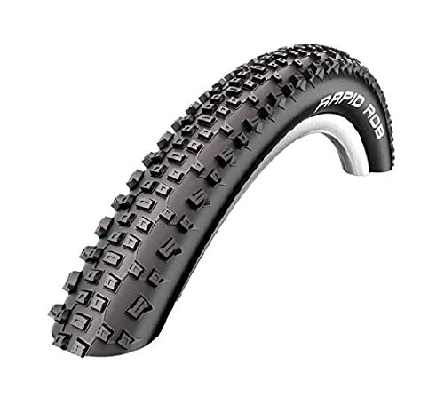 Schwalbe 11100331 Rapid Rob PP - Cubierta para Bicicleta (26 x 2,10"), Color Negro