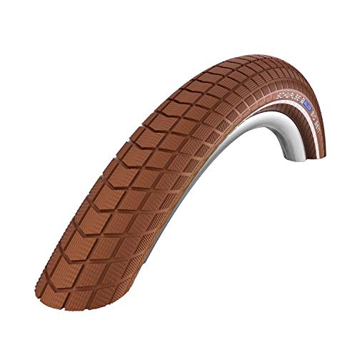 Schwalbe 11100558 Big Ben Reflex - Cubierta para Bicicleta (26 x 2,15"), Color marrón
