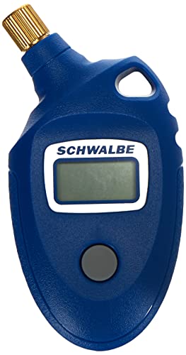 Schwalbe Airmax Pro - Medidor de presión de neumáticos hasta 11 Bar, Unisex, para Adultos, Azul, única