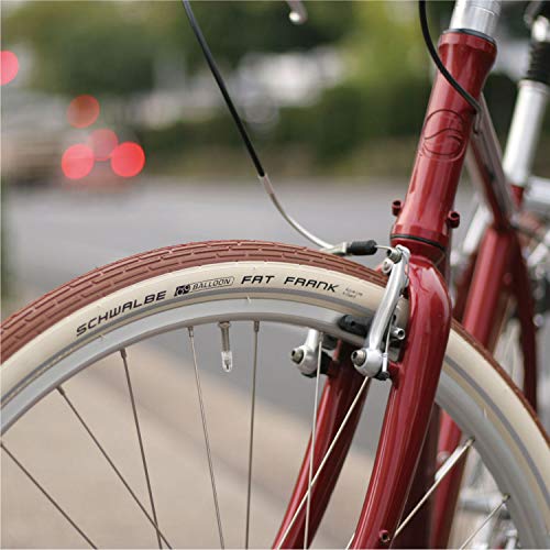 Schwalbe Fahrradreifen Fat Frank Reflex - Cubierta para bicicletas, color marrón, talla 26 x 2.35