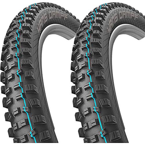 Schwalbe Hans DAMPF ADDIX Evolution Line - Neumático para Bicicleta Unisex, Color Negro, 27,5 x 2,60/65-584