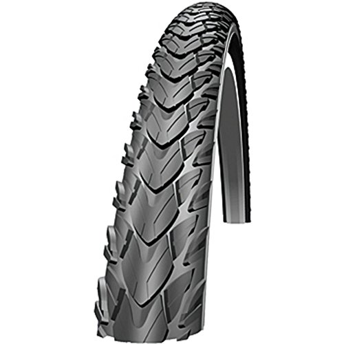 Schwalbe - Neumático para bicicletas de trekking (28") negro negro con rayas reflectantes Talla:50 - 559