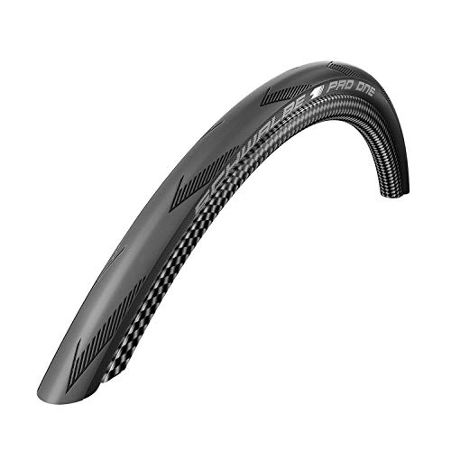 Schwalbe Pro One Microskin Tubeless Easy Cubierta, Unisex-Adult, Negro, 700x28