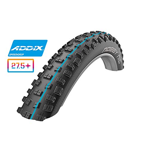 Schwalbe Rocket Ron Snakeskin TLE Addix Speedgrip 65-584 - Cubierta Plegable para Bicicletas (27,5 Pulgadas), Color Negro