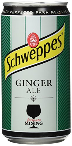 Schweppes Ginger Ale, Bebida Refrescante - Lata 25cl