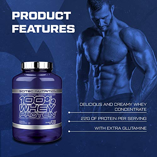 Scitec Nutrition 100% Whey Protein con aminoácidos adicionales, 920 g, Vainilla