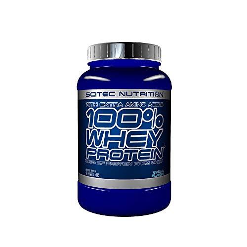 Scitec Nutrition 100% Whey Protein con aminoácidos adicionales, 920 g, Vainilla