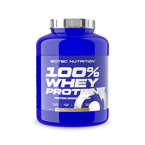 Scitec Nutrition 100% Whey Protein Proteína Chocolate Blanco - 2350 g