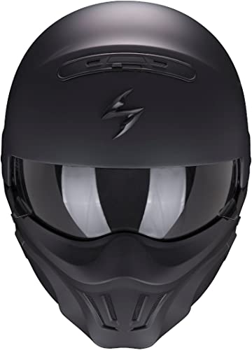 Scorpion Casco de moto EXO-COMBAT EVO Matt Black, Negro, L