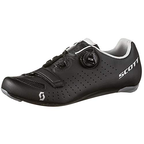 Scott - 251817, Zapatillas de Ciclismo para Hombre, Hombre, Zapatillas de Ciclismo, Black Silver, 42 EU