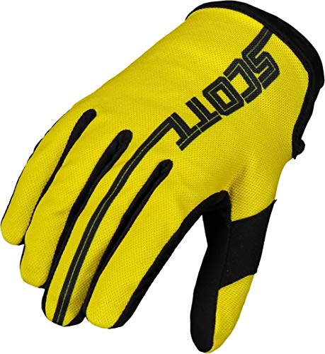 SCOTT 273319 - Guantes de Ciclismo Unisex para Adultos, Negro/Amarillo, Talla L