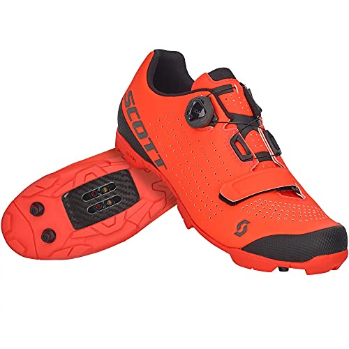 SCOTT Zapatilla MTB VERTEC Boa Ciclismo, Hombre, Neon Orange/Black, 40