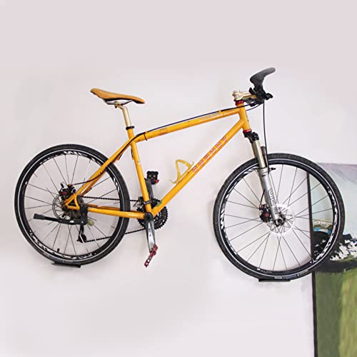 Scoutteemo 3 soportes pared para bicicleta soporte pared para pedales 2 ángulos apoyo suspensión para pedales bicicletas eléctricas MTB soporte pared con almohadillas protectoras pared carga apoyo