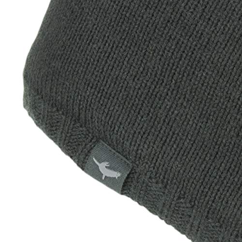 SEALSKINZ Waterproof Cold Weather Gorro de Punto, Unisex-Adult, Negro, Xxlarge