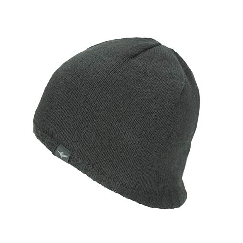 SEALSKINZ Waterproof Cold Weather Gorro de Punto, Unisex-Adult, Negro, Xxlarge