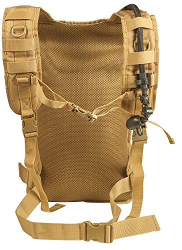 Seibertron Tactical Molle Hydration Carrier Pack Backpack Great for Outdoor Sports of Running Hiking Camping Cycling Motorcycle Fit for 2L or 2.5L Water Bladder(Not Included) Khaki