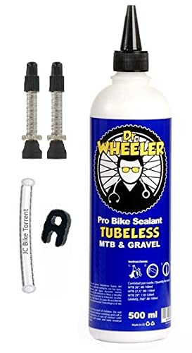 Sellante Anti pinchazos tubeless DR.Wheeler Pack valvulas