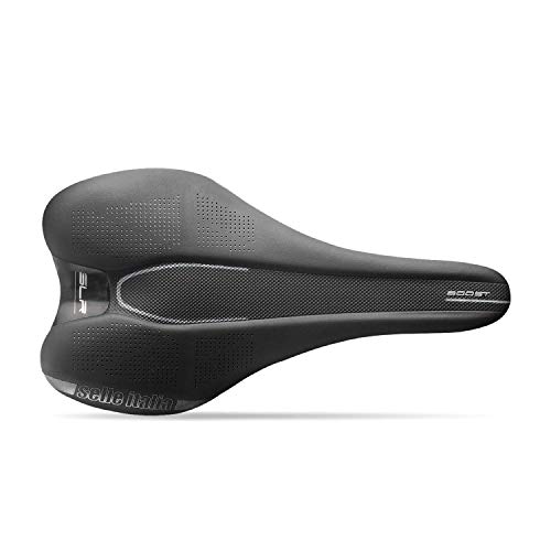 Selle ITALIA - Camiseta de Tirantes para Hombre (Talla S), Color Negro