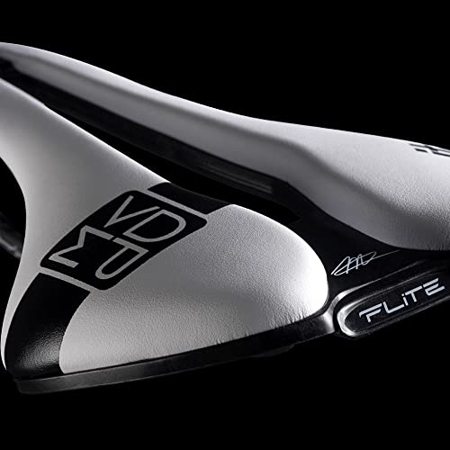 Selle Italia Flite Boost Kit Carbonio Superflow MVDP Edition Sillín: Blanco/Negro, L3