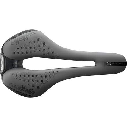 Selle Italia Flite Boost Ti316 Superflow X-Cross-Sillín, Unisex, Negro, S3